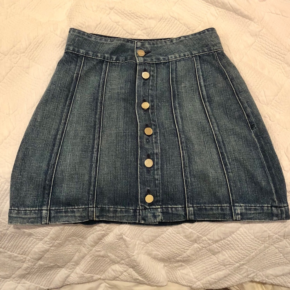 FRAME denim skirt